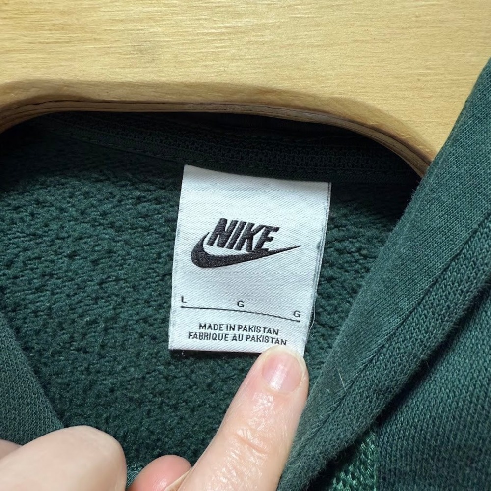 Nike Michigan State Spartans Hoodie Mens Size Large Green Spartan Pullover - Picture 3 of 6